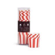 Paper Eskimo Baking Cups with Red Stripes, 25-Pack N4