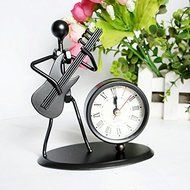 Musical instrument fashion creative iron clock C68
