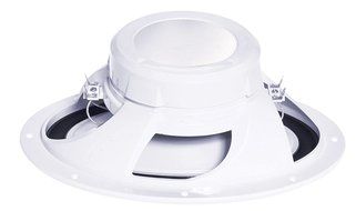 E-AUDIO ELLIPTICAL MOISTURE RESISTANT CEILING SPEAKER WITH TWIN OFFSET TWEETERS