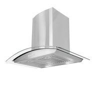 Cosmo 668A750 30" Wall Mount Range Hood with Glass , Stainless Steel