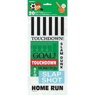 Cardboard Classic Sports Cake Bunting Topper N10