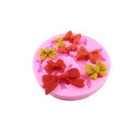 Bowknots Silicone Fondant Cake Mold Home Kitchen Bake Tool Cake Decoration N4