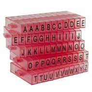 Sweet Elite Tools - Snap Together Mini Letter Embosser Stamps for Cakes, Cupcakes, Cookies, Rolled Fondant, Gumpaste... N3