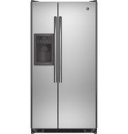 GE GSE22ESHSS 21.8 Cu. Ft. Stainless Steel Side-By-Side Refrigerator - Energy Star N3