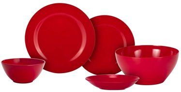 Zak Designs Melamine Ella 6-pc. Bowl Set, Red
