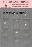 Molds and Things SMALL PURSES AND SHOES Chocolate candy mold N2