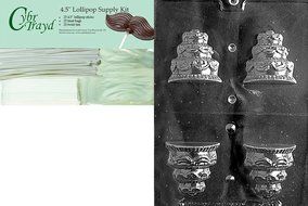 Cybrtrayd W062 3D Wedding Cake Chocolate Candy Mold with Exclusive Cybrtrayd Copyrighted Chocolate Molding Instructions N4