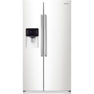 Samsung RS25H5111WW Energy Star 24.5 Cu. Ft. Side-by-Side Refrigerator/Freezer with External Water/Ice Dispenser...