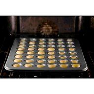 David Tutera Silver Carbon Steel Dishwasher and Oven Safe 16 in. x 13 in. x 0.6 in. Non-Stick Mini Cake Pan