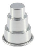 BleuMoo 3 Tier Cupcake Pudding Chocolate Cake Mold Baking Pan Mould Party Home Use N5