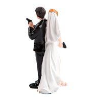 Better Line Funny Decorative Cake Toppers - Bride Carrying the Groom Cake Topper N16