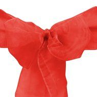 LinenTablecloth Organza Sash (10-Piece) Eggplant N23
