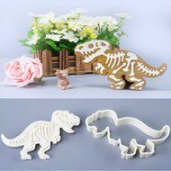 53motor-Home 6X Plastic Dinosaur Cookies Cutter Biscuit Pastry Cake Fondant Baking Mould N4
