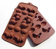 14 Hole Rabbit&amp;Egg Cake Pudding Jelly Chocolate Mold Handmade DIY Soap Candle Ice Mould for Kids