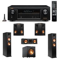Denon AVR-X1100W 7.2 Channel Full 4K Ultra HD A/V Receiver with Bluetooth and Wi-Fi + 2 Klipsch RP-260F Reference... N2