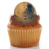 20 OUTER SPACE PLANETS Solar System Universe Galaxy Galactic Stars LARGE 2&quot; SIZE Decorative Wafer Paper Cake Toppers... N5