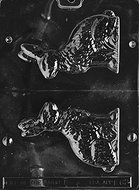 Cybrtrayd E062 Medium Sitting Bunny Chocolate/Candy Mold with Exclusive Cybrtrayd Copyrighted Chocolate Molding... N2