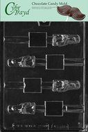 Cybrtrayd H112 Halloween Chocolate Candy Mold, Ghost Pretzel Pop
