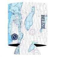 Altered Latitudes Belize Chart Standard Beverage Cooler (4-Pack)