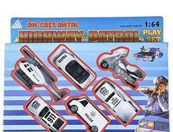 Oasis Supply Police &amp; Highway Patrol Cake Topper Kit - 6 pcs N4