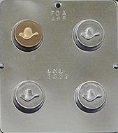 Cowboy Hat Oreo Cookie Sandwich Chocolate Candy Mold Western 1677
