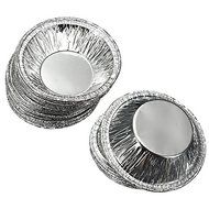50Pcs Disposable Aluminum Foil Cups Egg Tart Tins Mold Mould Makers Cake Cups