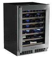 Marvel MP24WSG4RS Professional Single Zone Wine Cellar Framed Glass Door, 24", Stainless Steel
