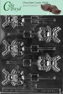 Cybrtrayd H062 Halloween Chocolate Candy Mold, Spider Lolly