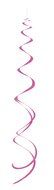 Plastic Hanging Swirl Decorations, 26&quot;, Light Blue, 8 Count N19