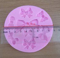 Generic Silicone Cake Pan DIY Baking 3D Bowknot Style Cookie Biscuit Mold N3