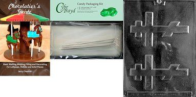 Cybrtrayd R011 Orthodox Cross Chocolate Candy Mold with Exclusive Cybrtrayd Copyrighted Chocolate Molding Instructions... N4