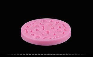 Topnew-Candy Cavity Silicone Chocolate Mold Candy and Gummy Moulds Star Moon H1627 N4