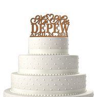 Rustic Wooden Personalized Cake Topper Ply Wedding Cake Topper #56 N3