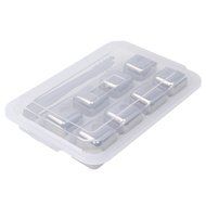 Buenoce Ice Wine Stones Set of 8 with Plastic Storage Box and Tweezers, Stainless Steel Reusable Wine Ice Cubes... N7