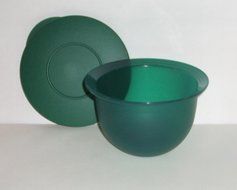 Tupperware Impression Small 2.5 Cup Mixing Bowl Jewel Tone Emerald Green