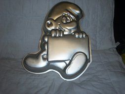 Wilton Smurf Cake Pan (502-4033, 1983) Peyo Wallace Berrie &amp; Co., Inc.