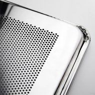 Aluminum Non-stick Baking Cookies Breads Sheet Pan Tray Plate Tool Silver Tone, 18" x 13" N8