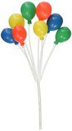 Oasis Supply 6 Bunches Party Balloons Cake Decorating Cupcake Topper, Primary Colors N2