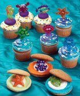 Beach Seashore Cupcake Party Cake Picks - 24 ct N2