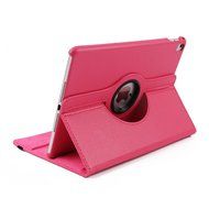 ipad Case Red,TechCode 360 Degrees Rotating Magnetic PU Leather with Stand Smart Auto Sleep/Wake Feature Case... N67