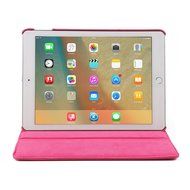 ipad Case Red,TechCode 360 Degrees Rotating Magnetic PU Leather with Stand Smart Auto Sleep/Wake Feature Case... N68