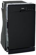 Appliances Dishwasher Stainless Steel Black Built in 8 Inch Electric Automatic Compact Machine