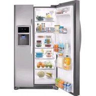 Frigidaire FGHS2342LF Gallery 23 Cu. Ft. Stainless Steel Side-By-Side Refrigerator - Energy Star