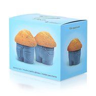 STech Denim-Style MUFFIN TOPS Baking Cups, Set of 4 N3