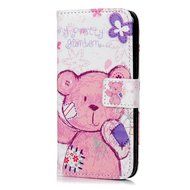 iPhone 7 Case (4.7 inch) - Wallet Folio Flip Premuim PU Leather Case Colorful Print Design with Stand Magnetic... N111