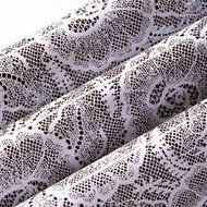 Chocolate Transfer Sheet: White Lace. 2 Sheets