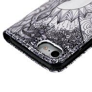 iPhone 7 Case (4.7 inch) - Wallet Folio Flip Premuim PU Leather Case Colorful Print Design with Stand Magnetic... N115