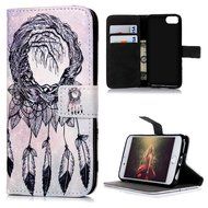 iPhone 7 Case (4.7 inch) - Wallet Folio Flip Premuim PU Leather Case Colorful Print Design with Stand Magnetic... N119