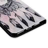 iPhone 7 Case (4.7 inch) - Wallet Folio Flip Premuim PU Leather Case Colorful Print Design with Stand Magnetic... N120