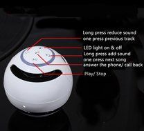 Himatch Floating Wireless Bluetooth Speakers, Smart Levitating Speaker, Suspension LED Speaker N2